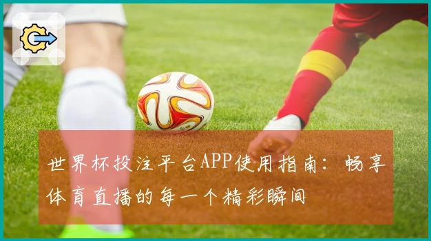 世界杯投注平台APP使用指南：畅享体育直播的每一个精彩瞬间
